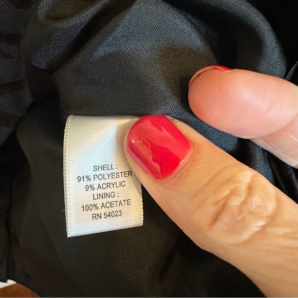 Banana Republic Womens Navy Black Zebra Stripe Square Neck Column Cocktail Dress - Picture 3 of 7